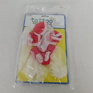 Tattoo Bears Plush Toy Clothes Red Outfit Visions by Frieder 8" Bear 3 Piece